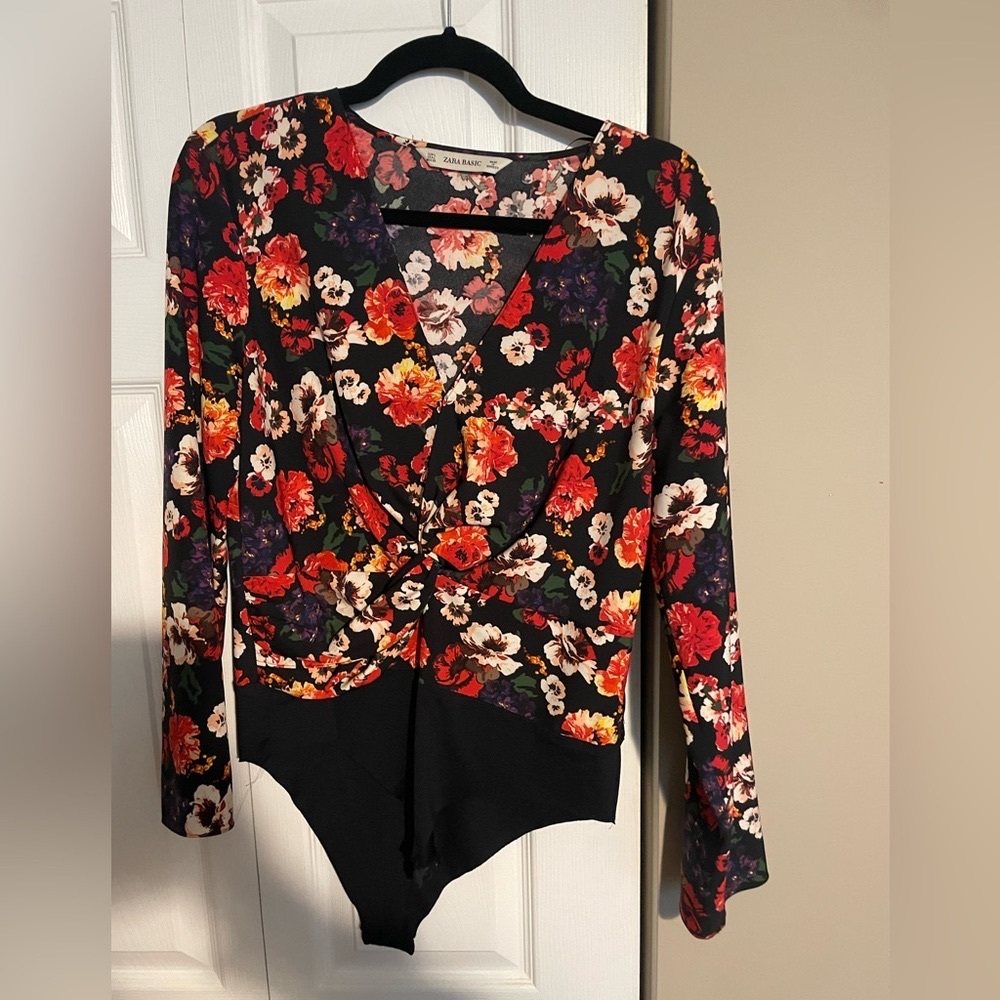 Zara Floral bodysuit